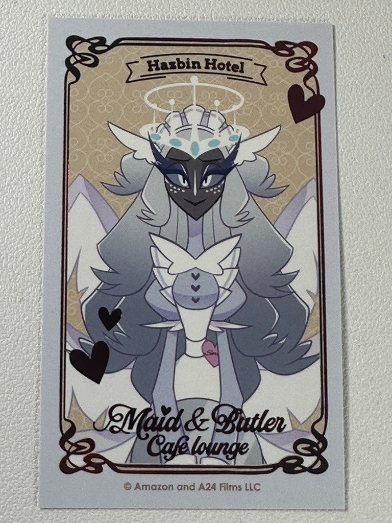 Hazbin Hotel Animate Cafe Maids and Butlers Card Sera