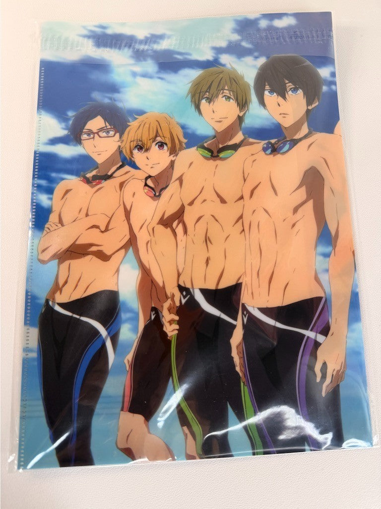 Free Iwatobi Swim Club Clear File Hikaru Haru Rin Matsuoka