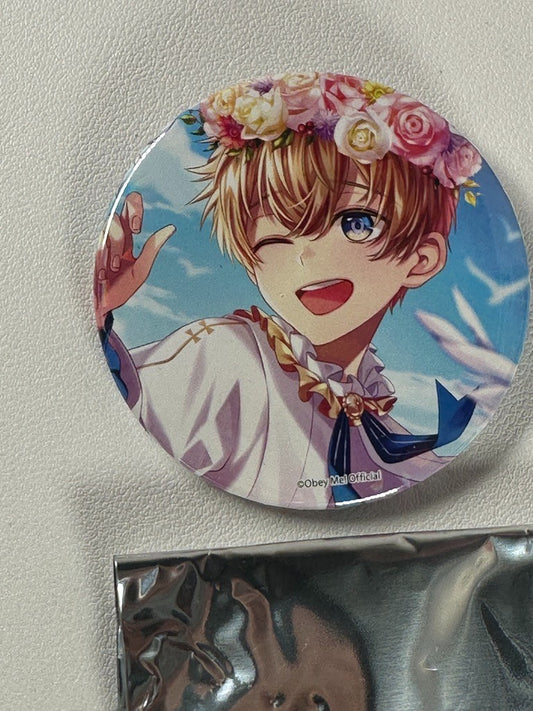 Obey Me! Marvelous Inc Can Badge Luke