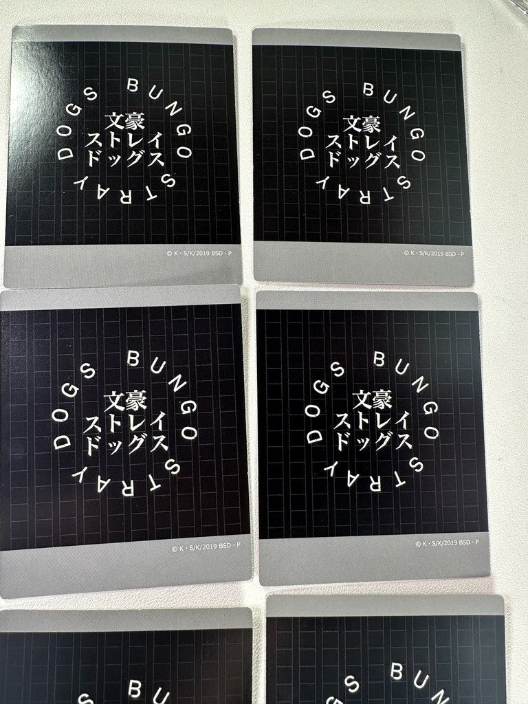 Bungo Stray Dogs Card Set Doppo Akiko Atsushi Osamu Ryunosuke Sakunosuke