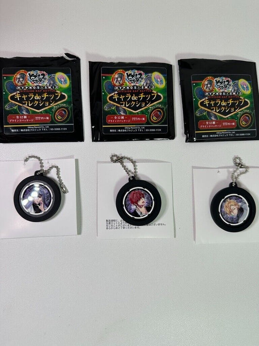 Hypnosis Mic Goods Character de Chip Key Chain Matenro Hifumi Jakurai Doppo