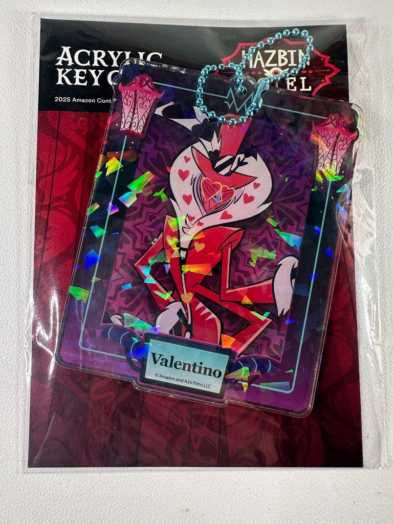 Hazbin Hotel Ikebukuro Pop-Up Shop Valentino Hologram Acrylic Charm