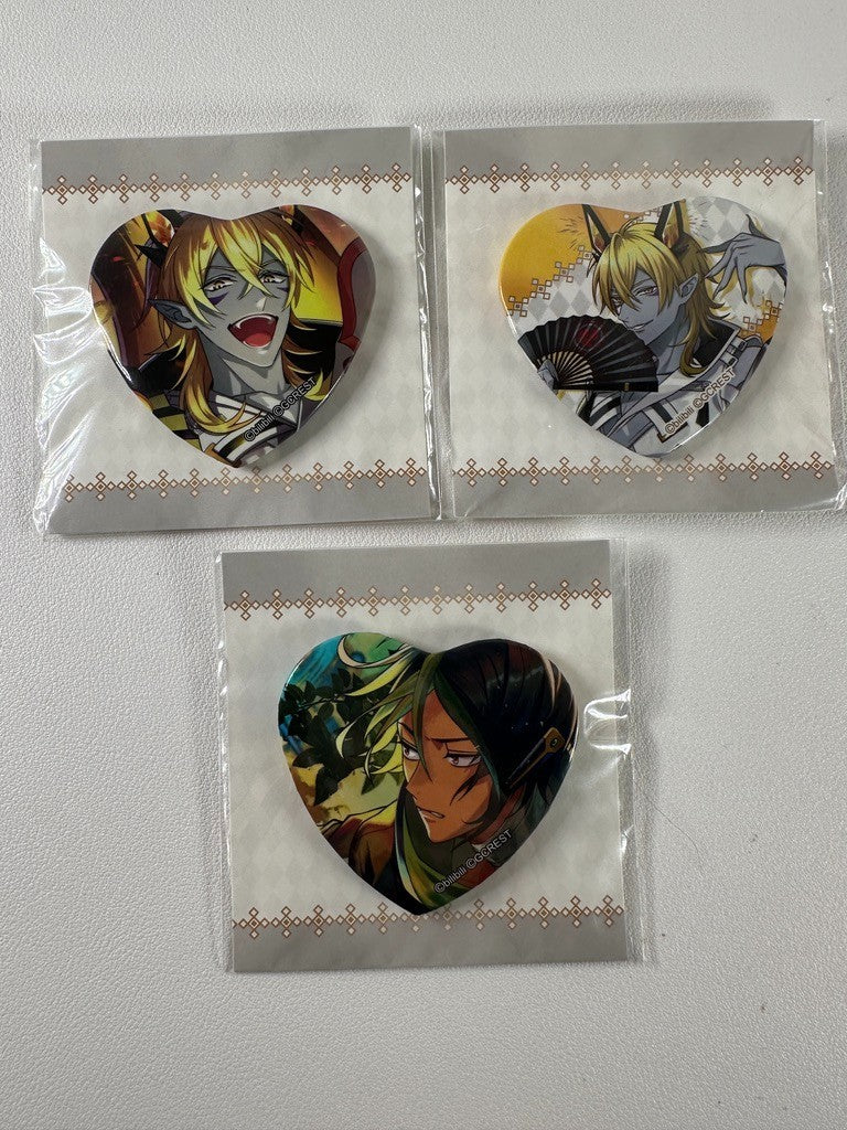 Dream Meister and the Recollected Black Fairy Can Badge Collection Set