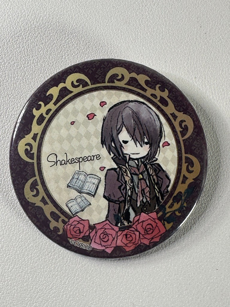 Ikemen Vampire Can Badge William Shakespeare