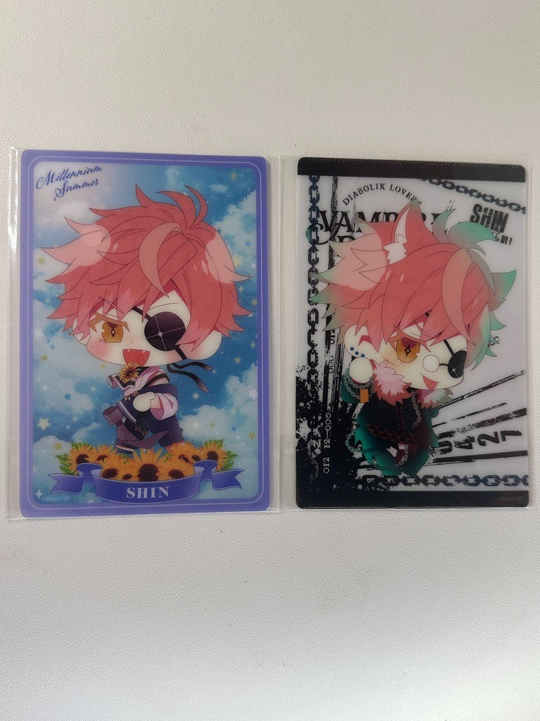 Diabolik Lovers Milenium Summer Chibi Vampire Card Set Shin Tsukinami
