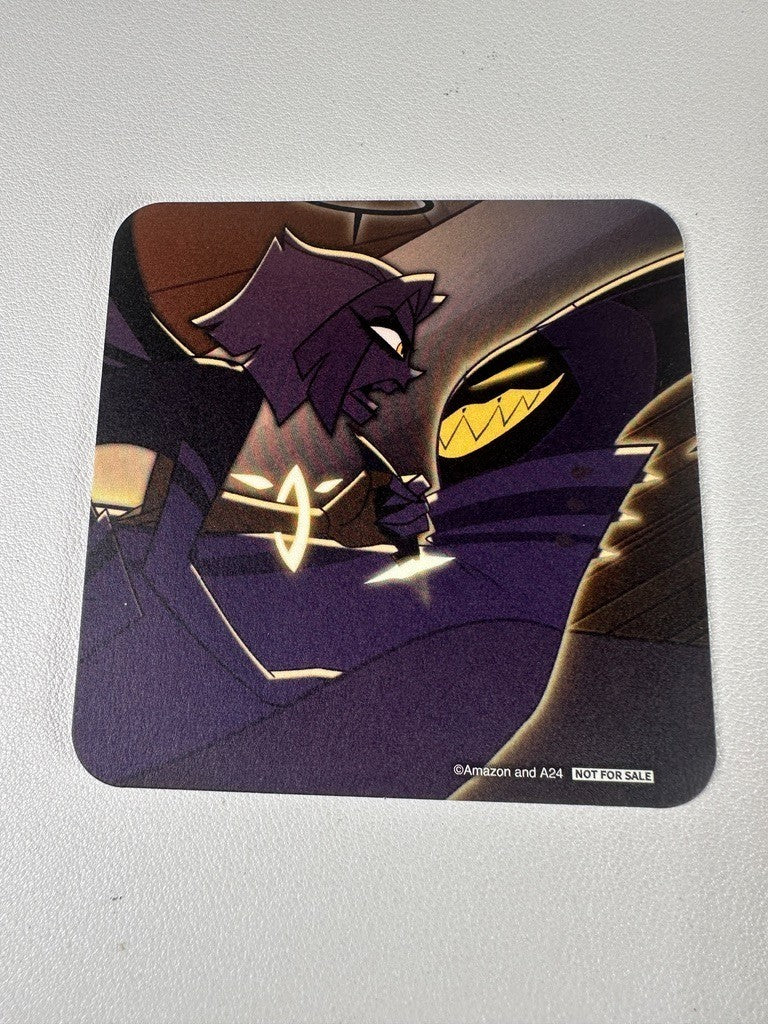Hazbin Hotel Smile Base Cafe Paper Coaster Adam Lute