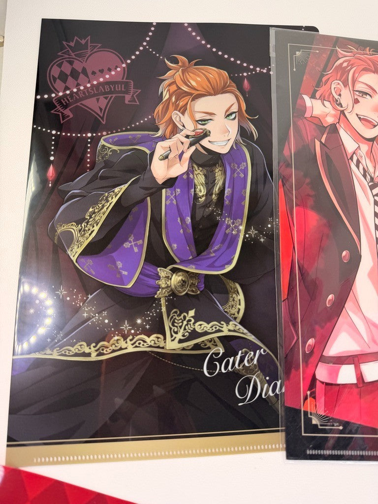 Twisted Wonderland Clear File Set Heartslabyul Cater Diamond