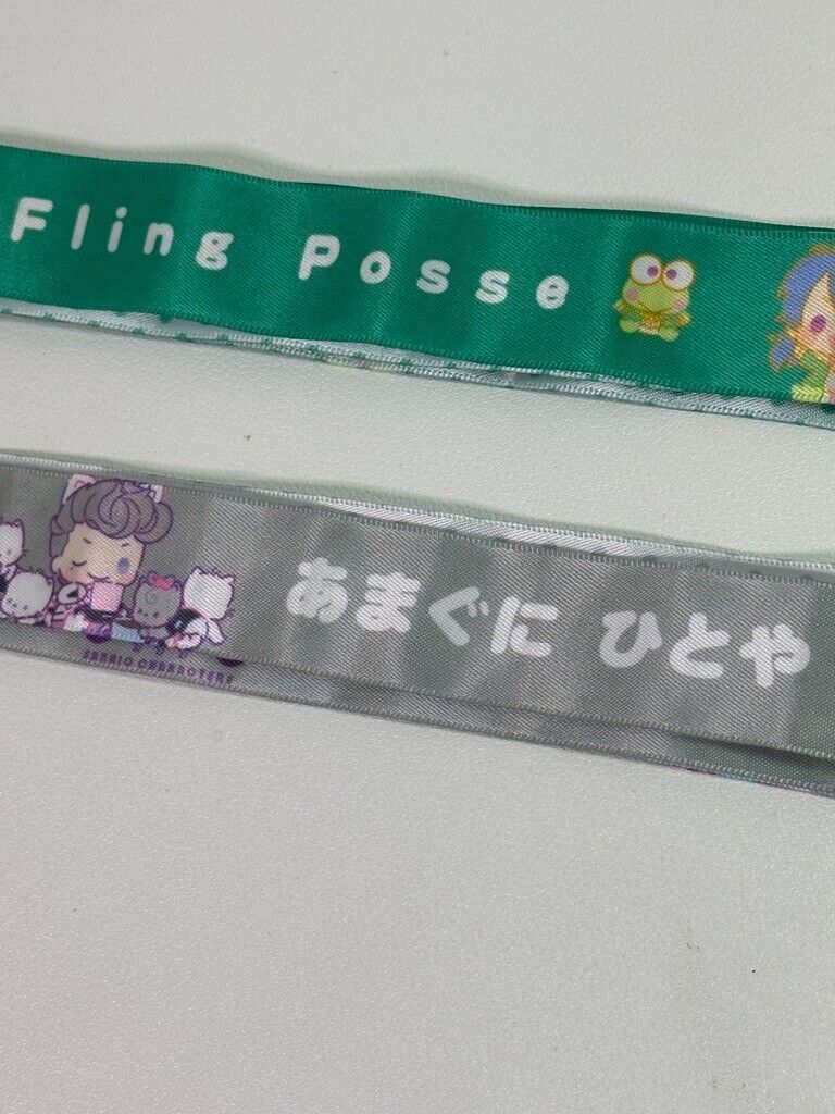 Hypnosis Mic Sanrio Fling Bad Temple Ribbon Set Dice Arisugawa Hitoya Amaguni