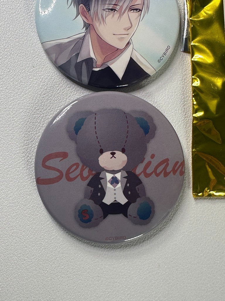 Ikemen Vampire Can Badge Set Sebastian