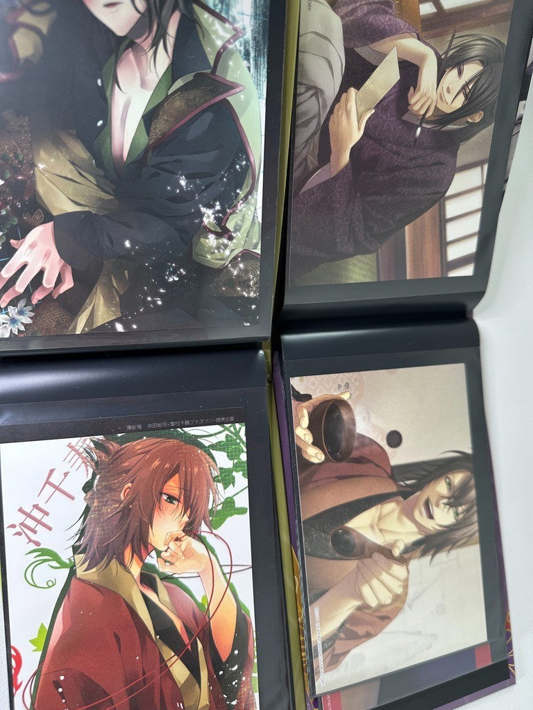Hakuoki Otomate Album Postcard Set SSL Chikage Hajime Souji Toshizo