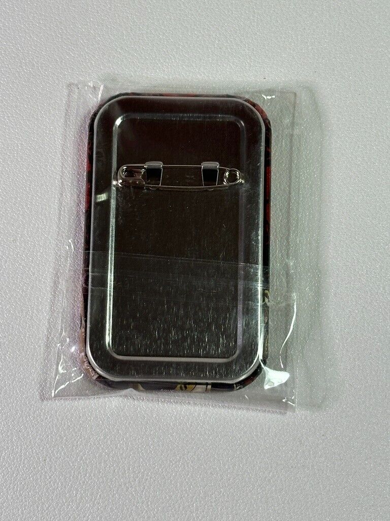 Twisted Wonderland Can Badge Scarabia Kalim AlAsim Rectangle Dormitory