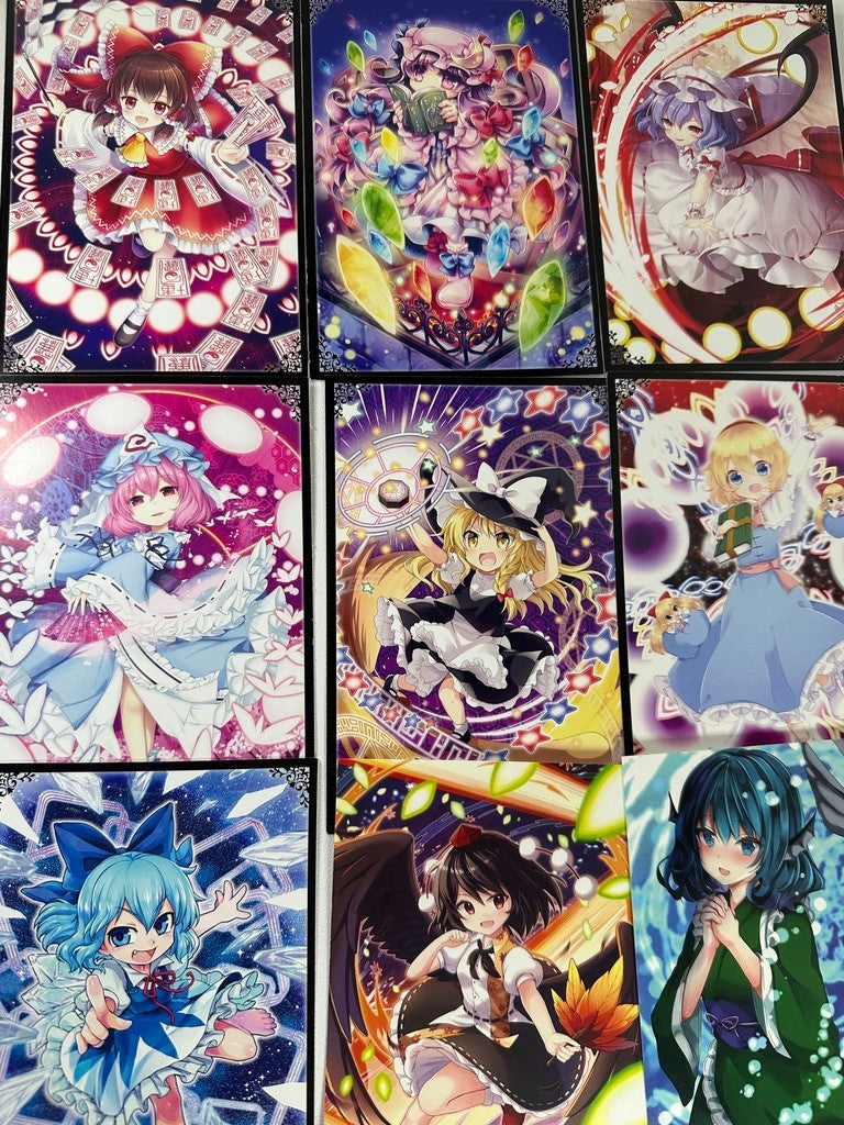 Touhou Project Postcard Set Remilia Reimu Cirno Wakasagi Hime