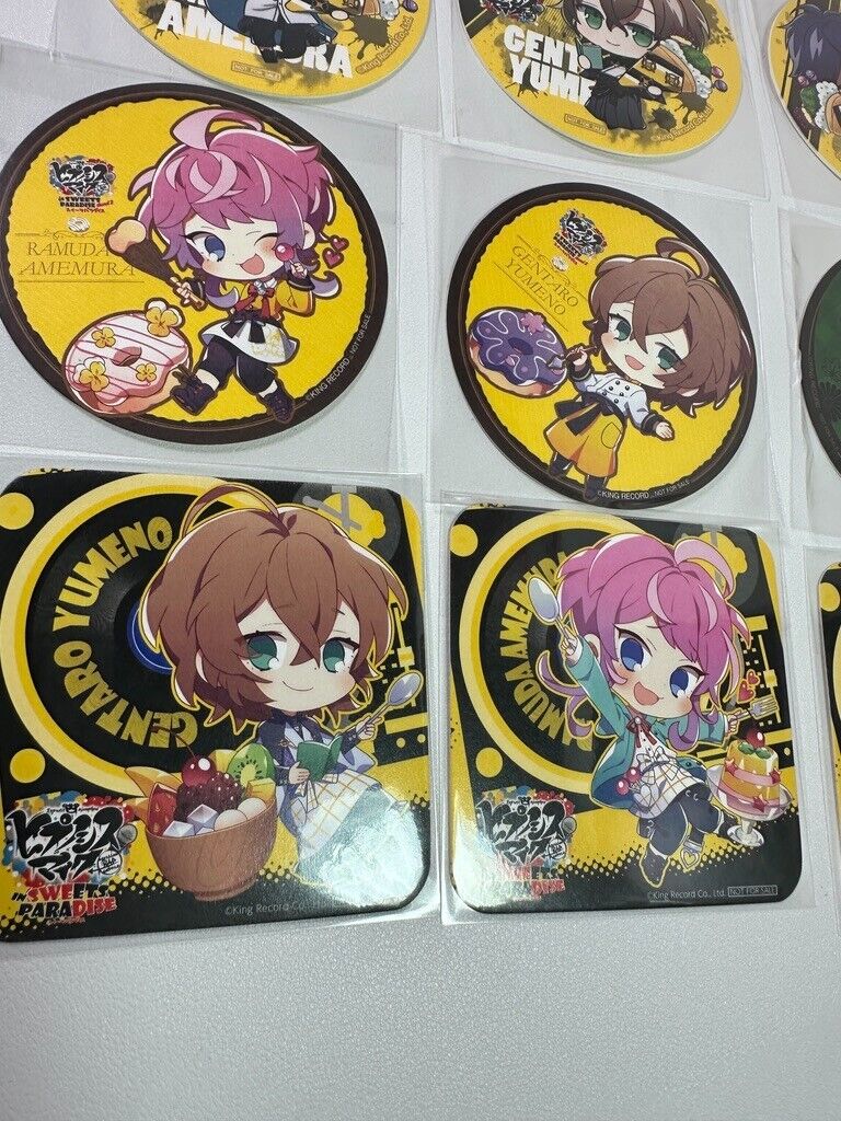 Hypnosis Mic Division Rap Battle Cafe Coaster Fling Posse Ramuda Dice Gentaro