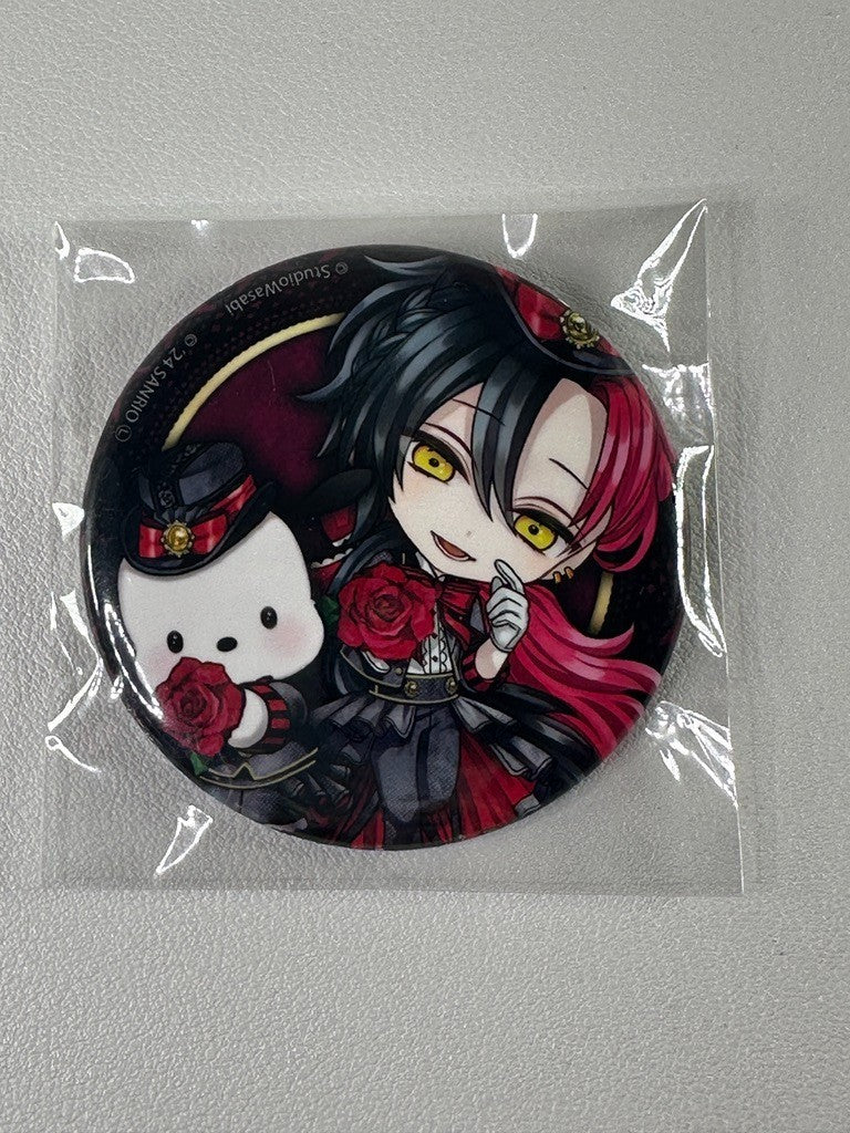 Devil Butler with Black Cat Can Badge Lucas Thompscie