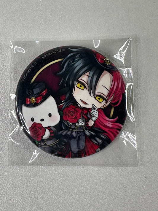 Devil Butler with Black Cat Can Badge Lucas Thompscie
