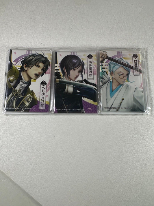 Touken Ranbu Musou Animate Can Badge Set Tomoegata Naginata Ookurikara