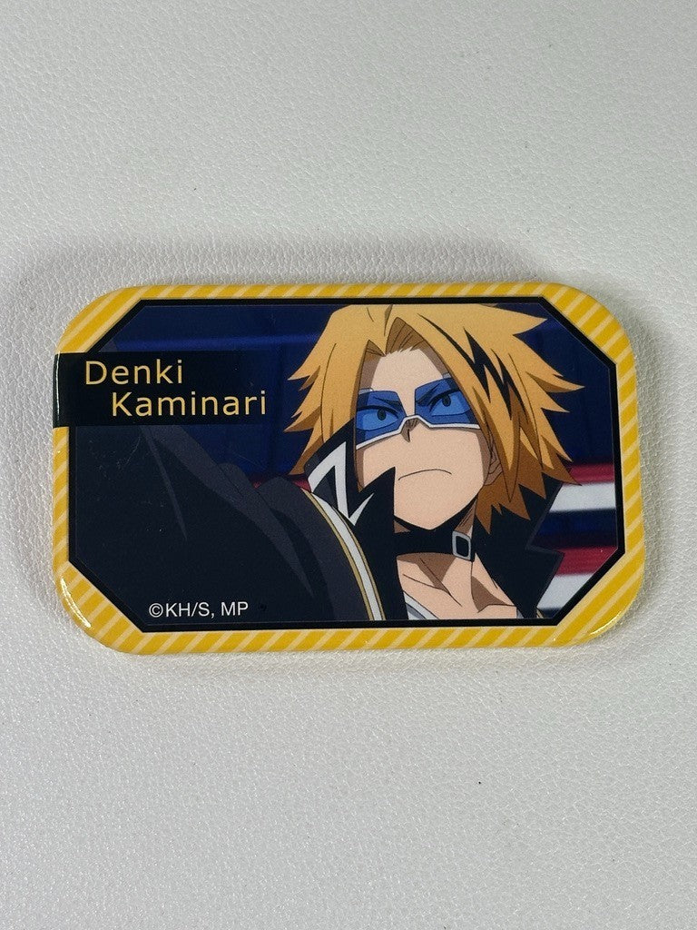 My Hero Academia Denki Kaminari Can Badge