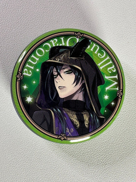 Twisted Wonderland Trinket Metal Pill Tin Diasomnia Malleus Draconia