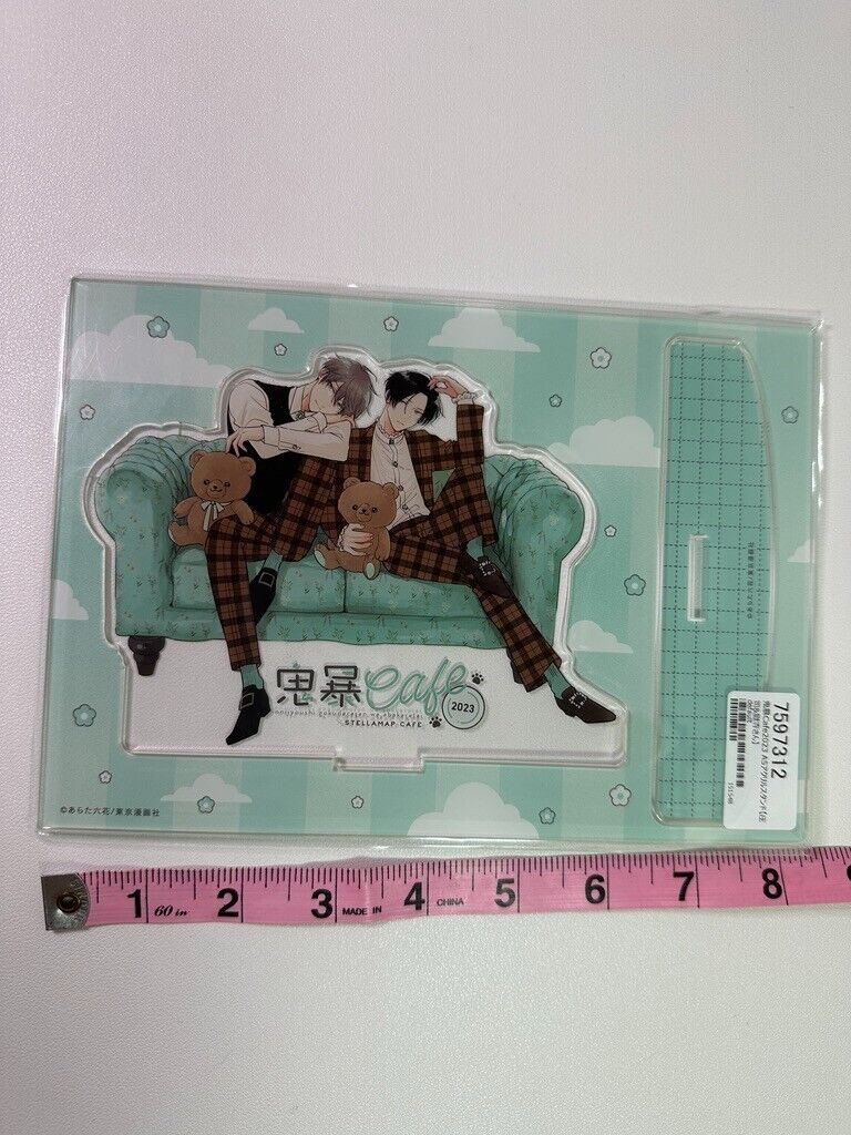 StellaMap Cafe Ghost Storm Aarata Rokka Acrylic Stand Gokudera Shoji Akihabara