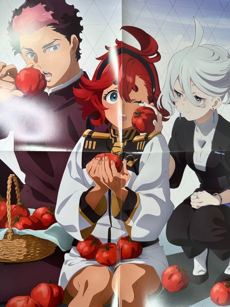 Double Sided Poster Gundam Witch of Mercury  Rent A Girlfriend