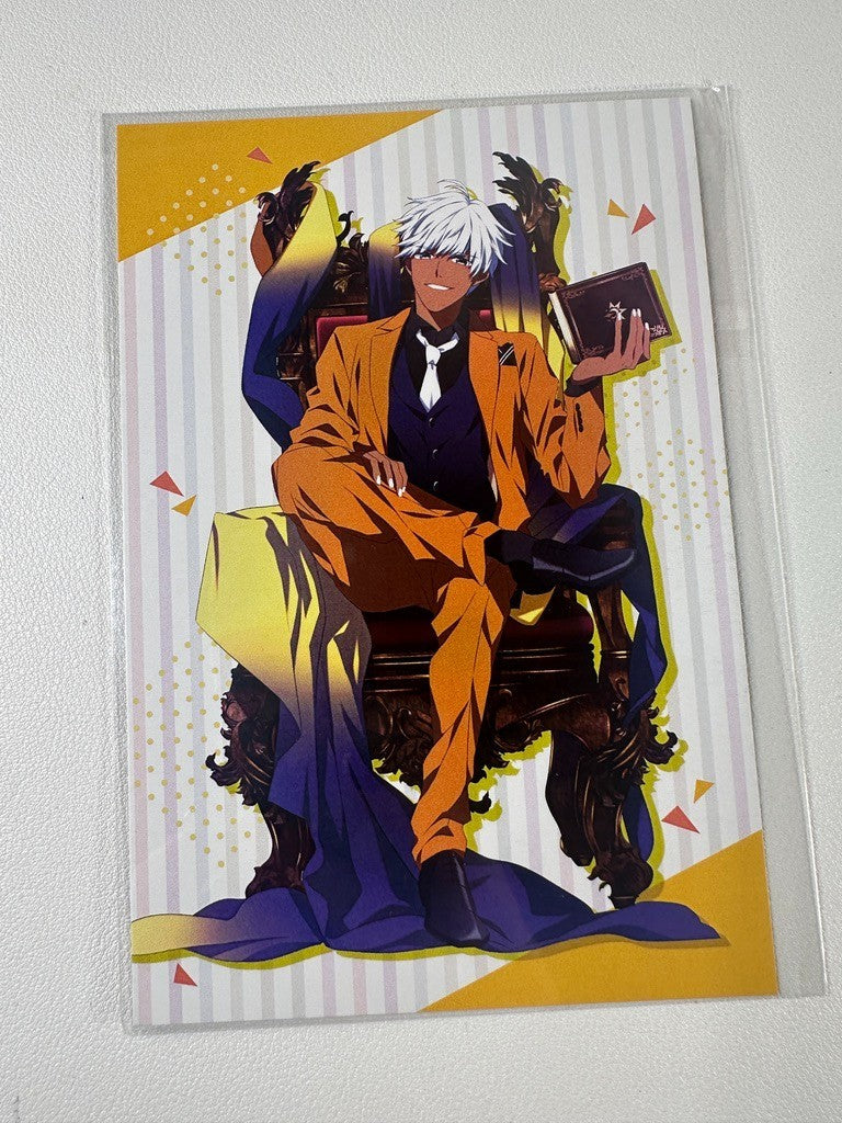 Obey Me! One Master To Rule Them All Throne Postcard Mammon