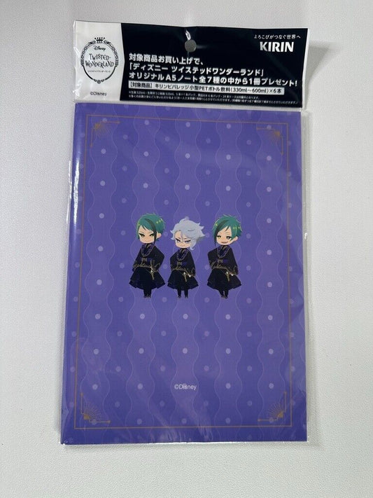 Twisted Wonderland Octavinelle A5 Notebook Jade Floyd Leech Azul Ashengrotto
