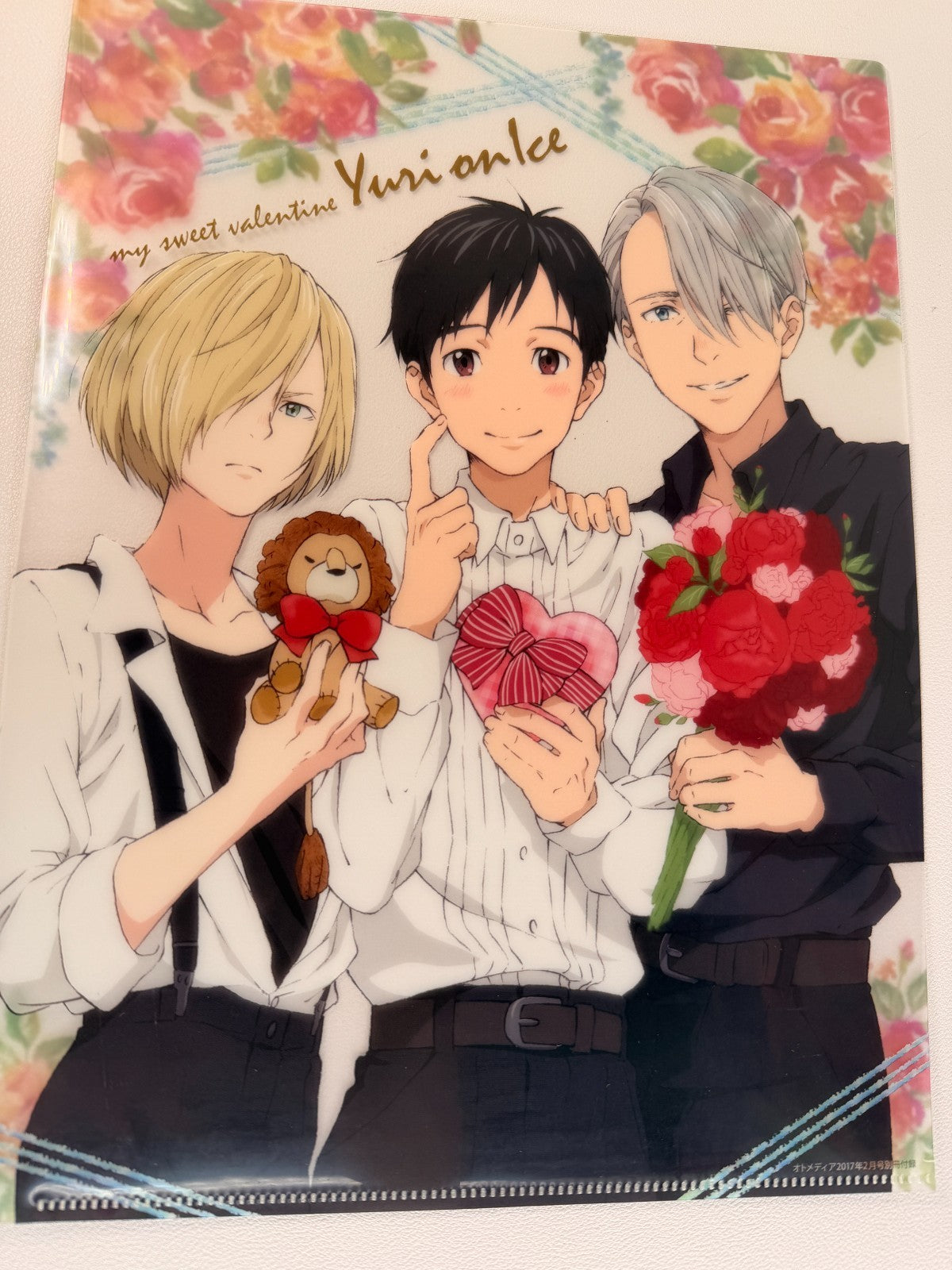 Yuri!!! on Ice My Sweet Valentine Clear File Yuri Victtor