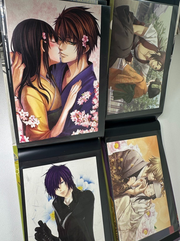 Hakuoki Otomate Album Postcard Set SSL Chikage Hajime Souji Toshizo