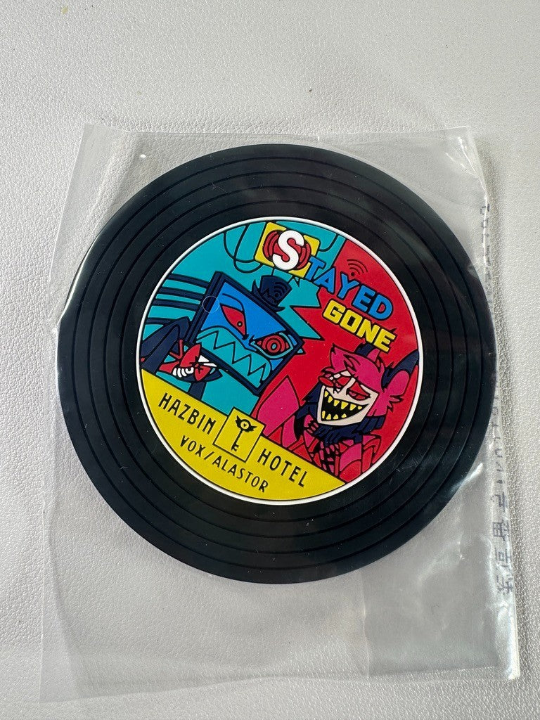 Hazbin Hotel  Ichiban Kuji G Record Coaster Stayed Gone Alastor Vox