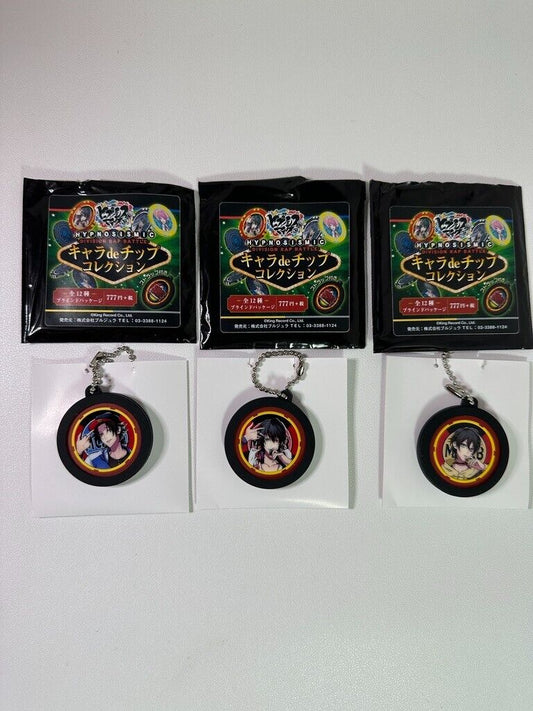 Hypnosis Mic Goods Character de Chip Key Chain Buster Bros Jiro Ichiro Saburo