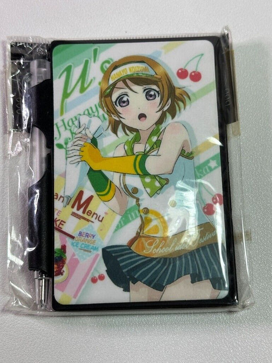 Love Live! School Idol Project Trinket Mini Notebook Pen Set Hanayo Koizumi GRN