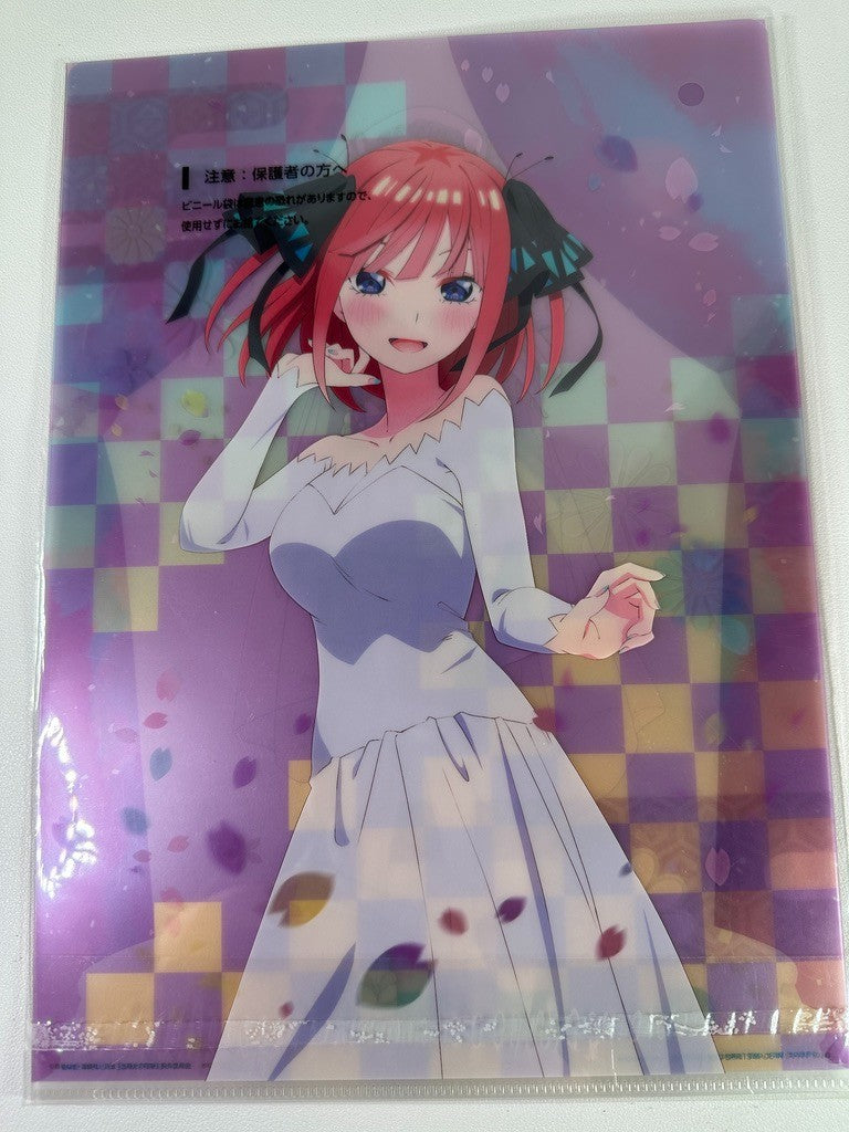 Quintessential Quintuplets Nino Nakano Clear File Set