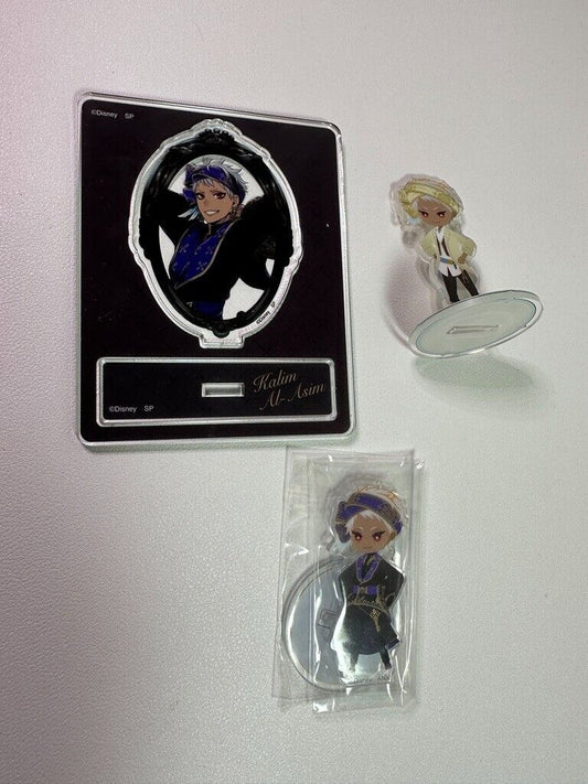 PREOWNED Twisted Wonderland Scarabia Kalim AlAsim Acrylic Stand Set