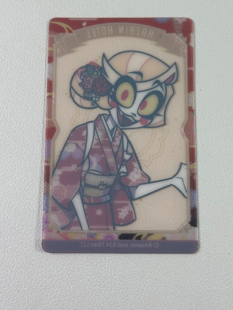 Hazbin Hotel Animate Cafe Kimono Clear Card Charlie Zoom