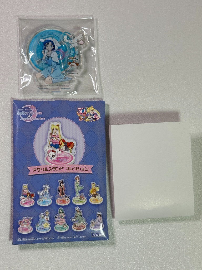 Sailor Moon X Sanrio Collab Acrylic Stand Ami Mizuno Cinnamon Roll