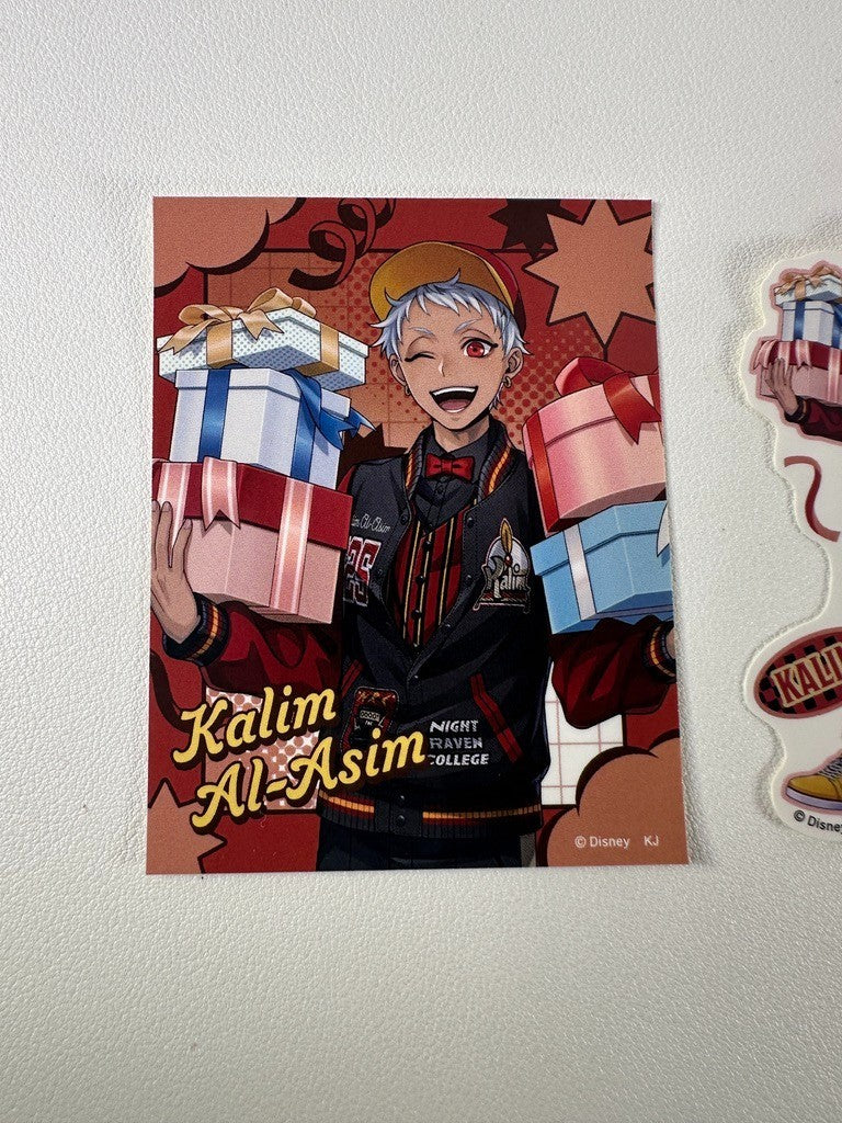 Twisted Wonderland Union Birthday Sticker Set Scarabia Kalim AlAsim