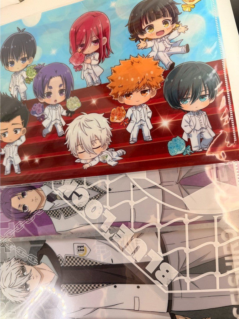 Blue Lock Clear File Set Reo Nagi Bachira Chigiri Rin
