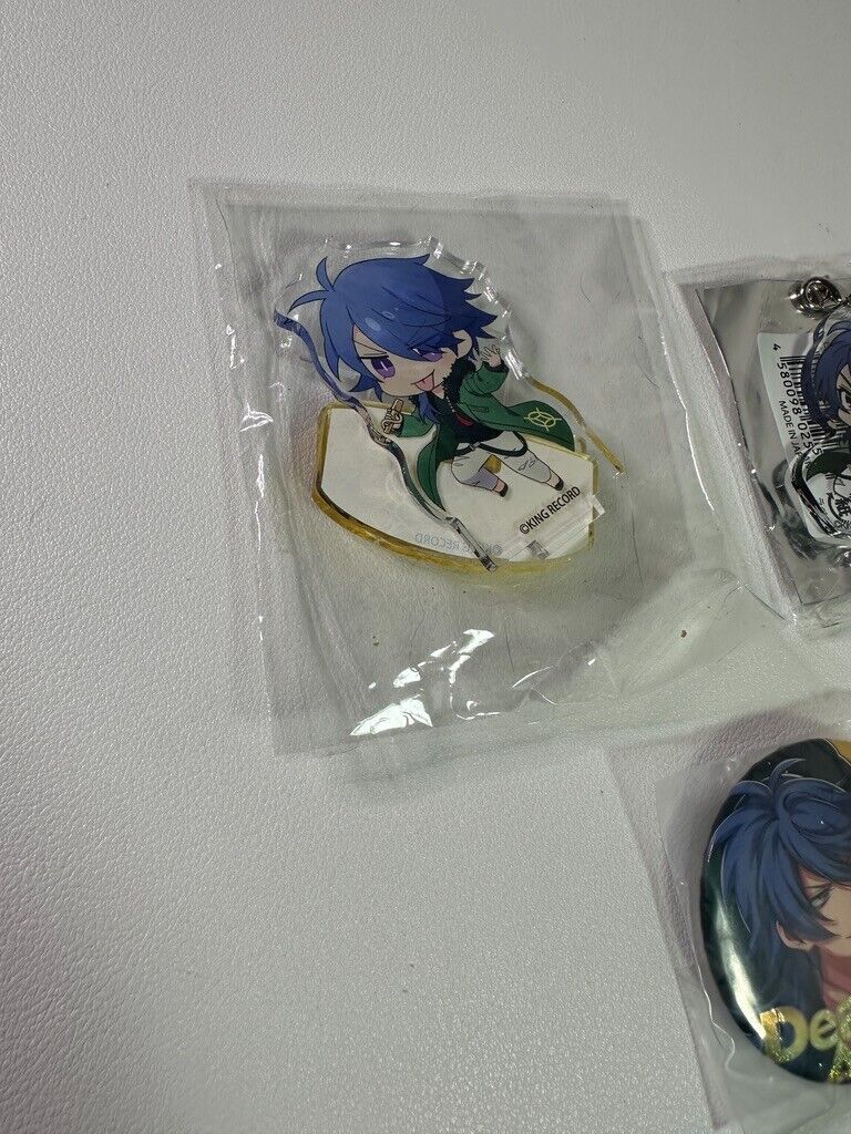 Hypnosis Mic Fling Posse Dice Arisugawa Acrylic Stand Can Badge Set
