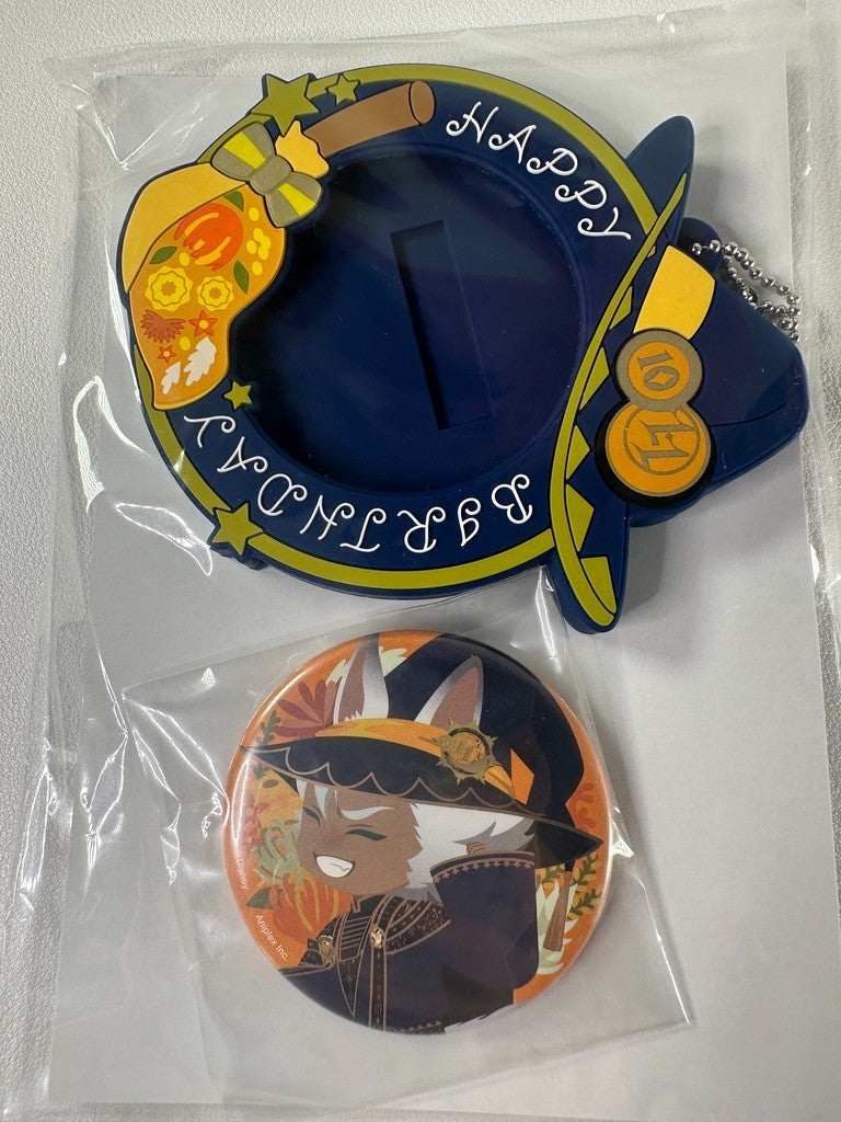 Twisted Wonderland Birthday Bloom Can Badge & Cover Savanaclaw Jack Howl