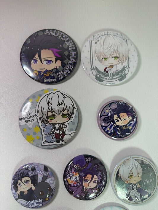 Super Sale TsukiUta Six Gravity Procellarum Seleas Fiuna Can Badge Set 3