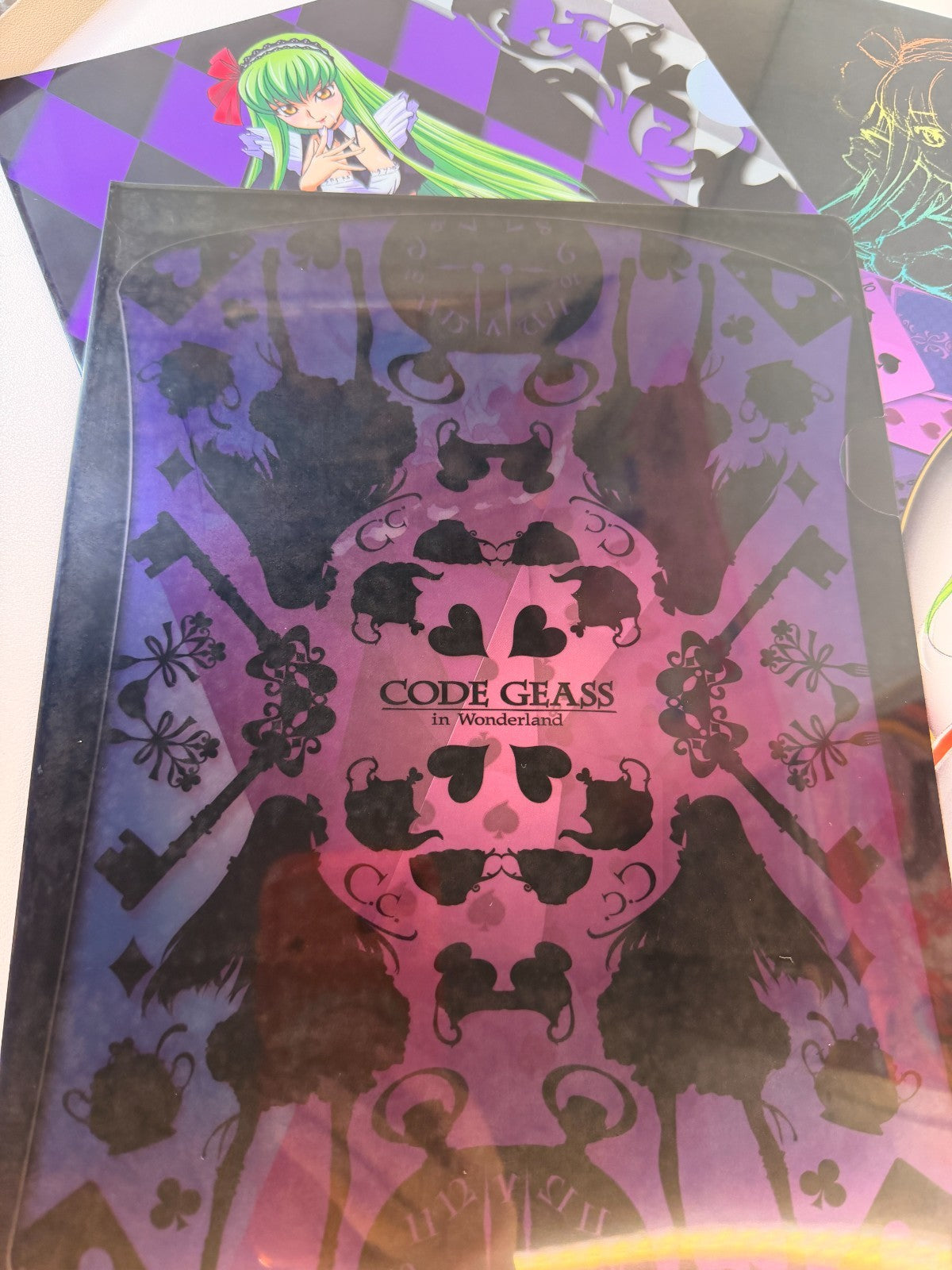 Code Geass in Wonderland Clear File Set CiCi