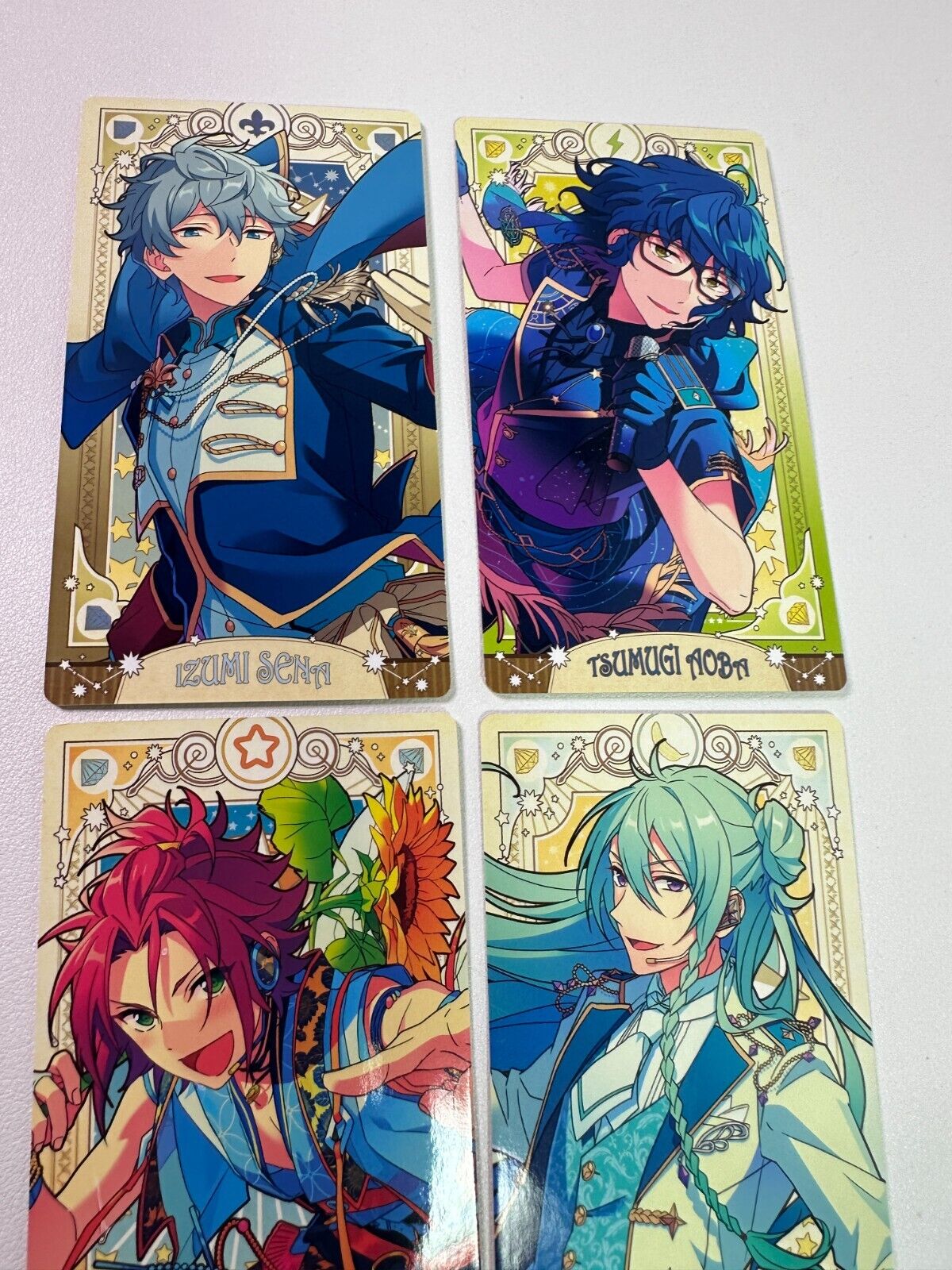Ensemble Stars Arcana Cards Set of 4  Izumi Tsumugi Wataru Mao