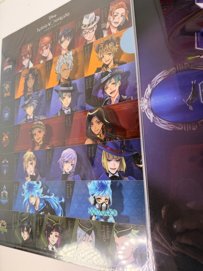 Twisted Wonderland Clear File Set Riddle Vil Kalim Malleus Idia Floyd Ruggie