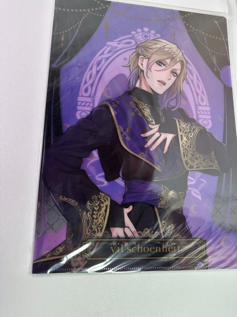 Twisted Wonderland Clear File Set Pomefiore Vil Schoenheit Gym Ceremony
