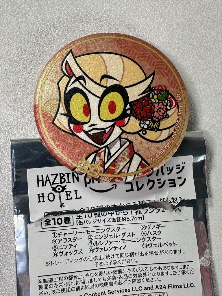 Hazbin Hotel Animate Kimono Can Badge Charlie Morningstar