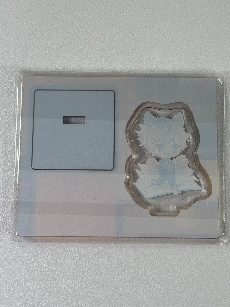 Twisted Wonderland Cafe Book Acrylic Stand Savanaclaw Ruggie Bucchi