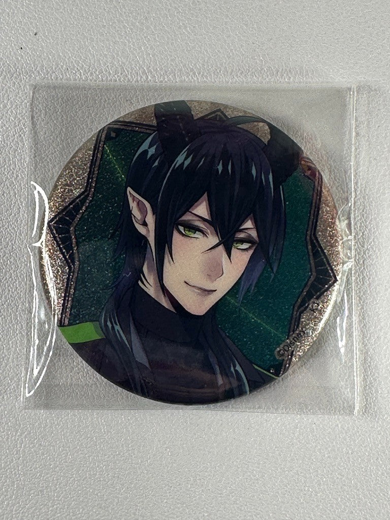 Twisted Wonderland Can Badge Diasomnia Malleus Draconia Glitter Gym