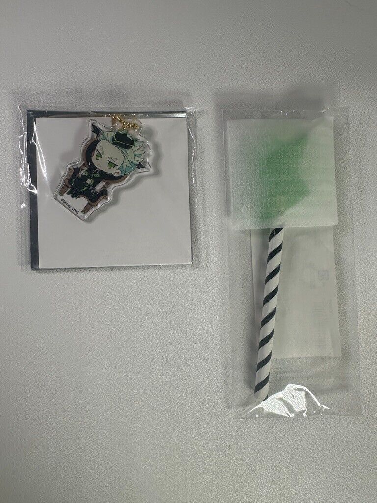 Twisted Wonderland Diasomnia Sebek Zigvolt  Groovy Candy Pen Cafe Charm Set