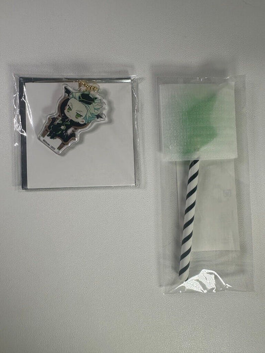 Twisted Wonderland Diasomnia Sebek Zigvolt  Groovy Candy Pen Cafe Charm Set
