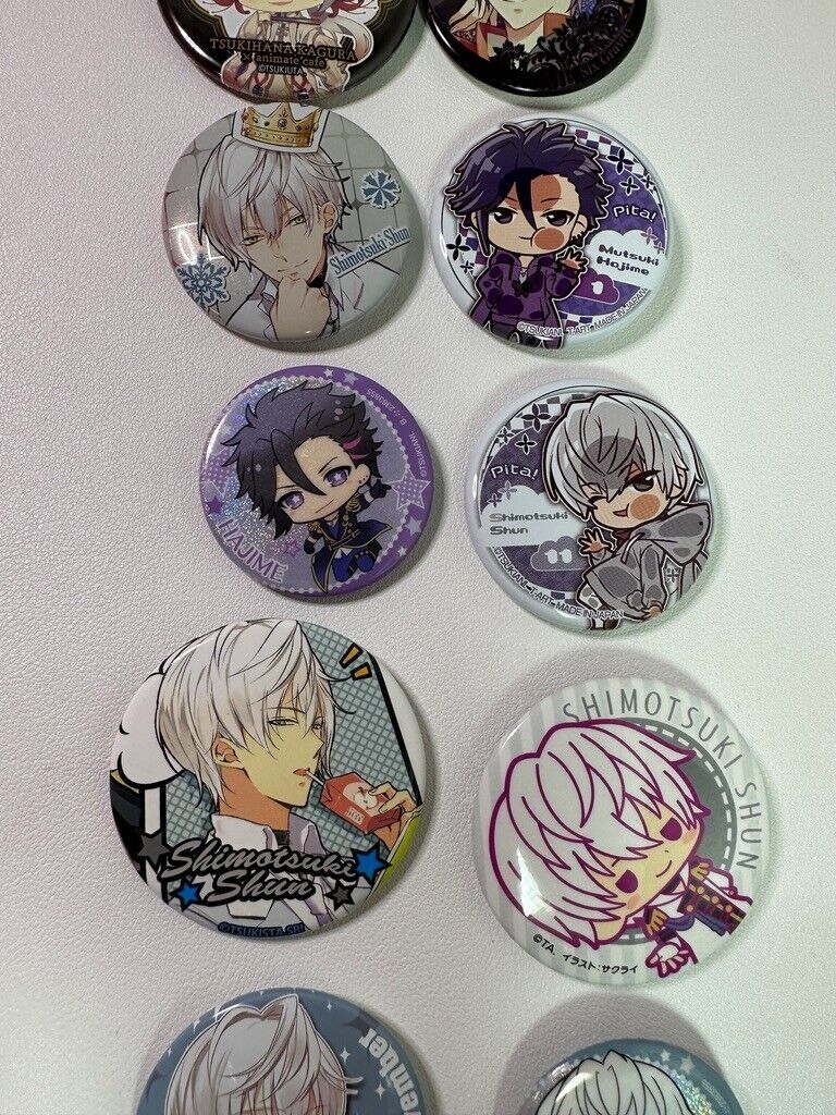 Super Sale TsukiUta Six Gravity Procellarum Seleas Fiuna Can Badge Set 4